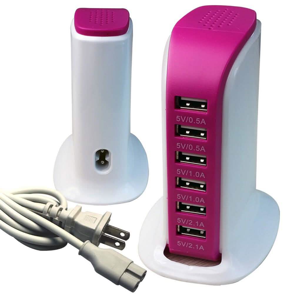 40 Watt 6-Port USB Power Charging Station DailySale