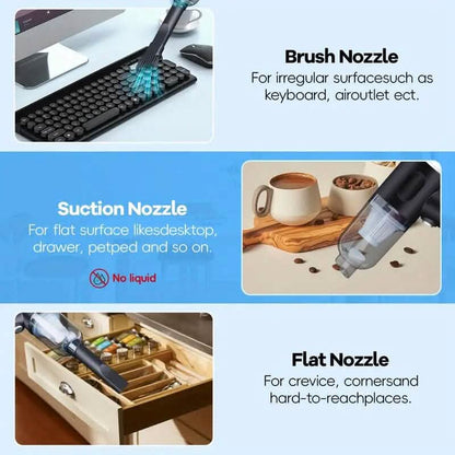 4000Pa Twin Turbine Motor Handheld Vacuum Cleaner DailySale