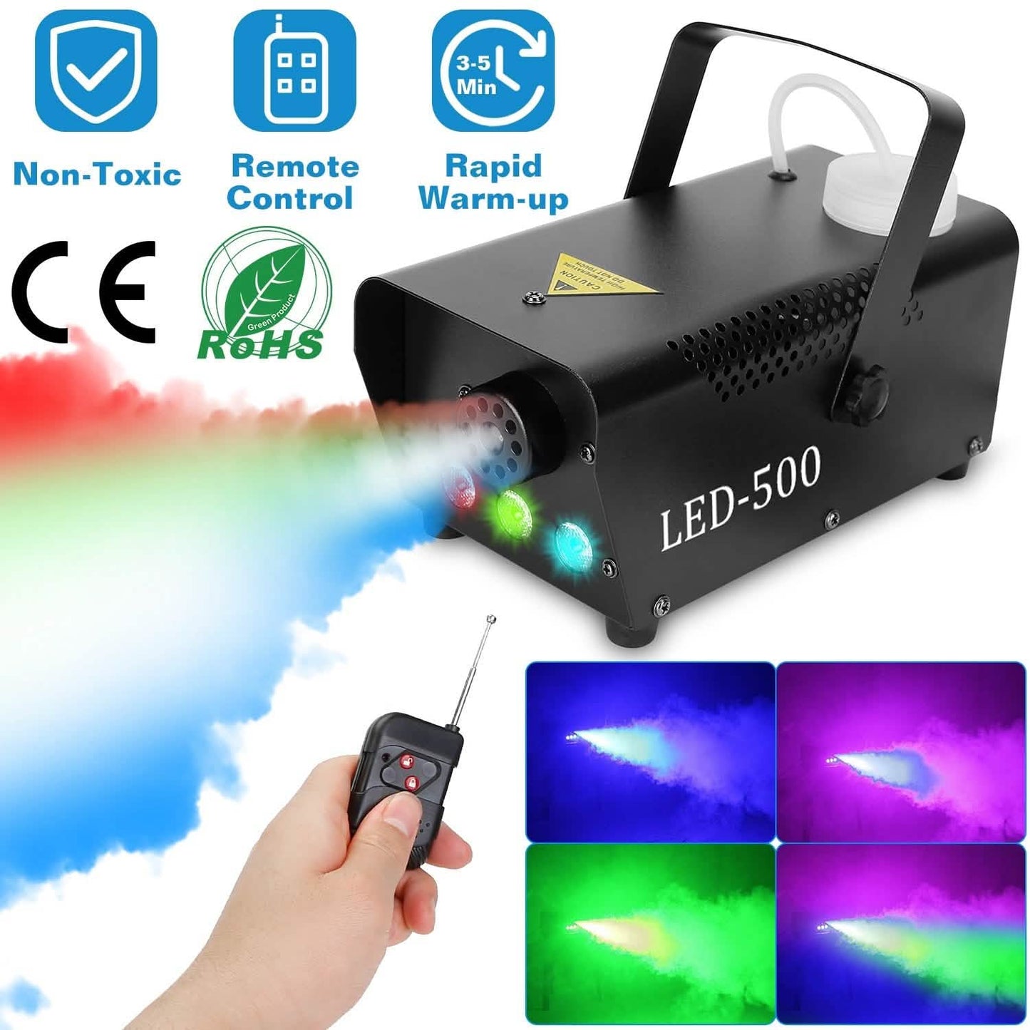 400W RGB LED Fog Machine DailySale