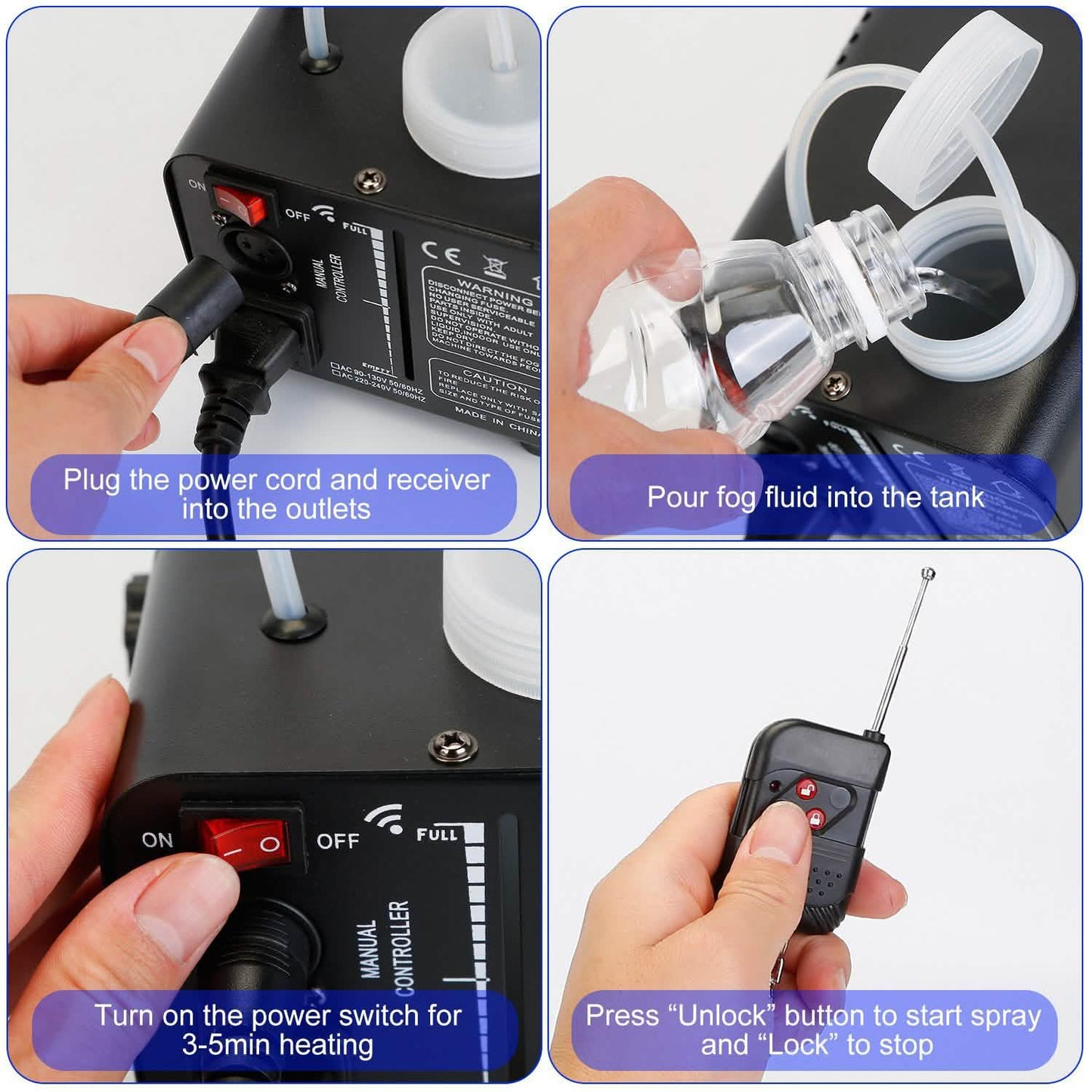 400W RGB LED Fog Machine DailySale
