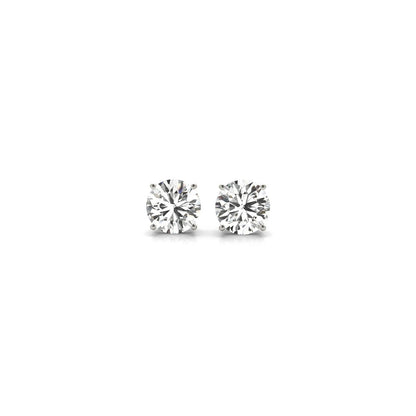 1 cttw Certified IGI Lab Grown Round Diamond Stud Earrings 14k White Gold (G/VS2) Bids.com
