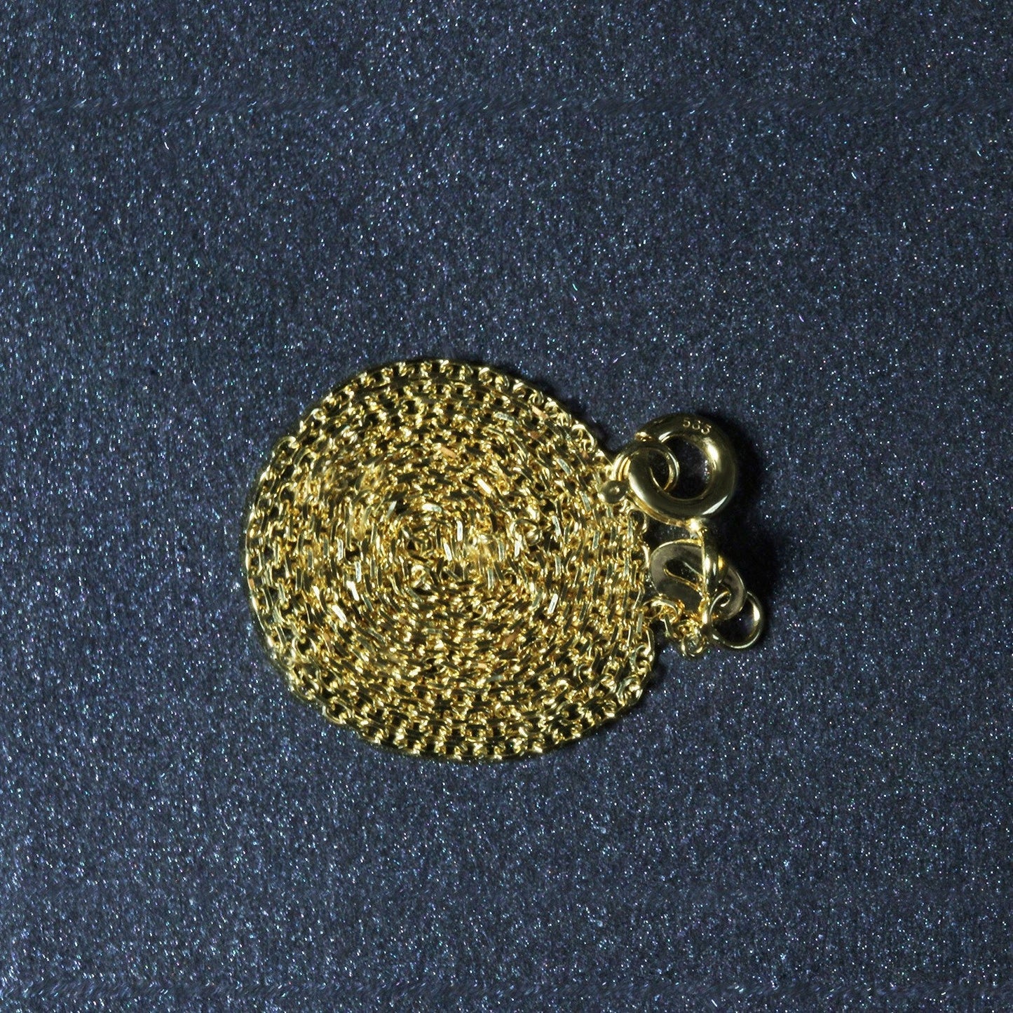 18k Yellow Gold Diamond Cut Cable Link Chain (1.10 mm) Bids.com