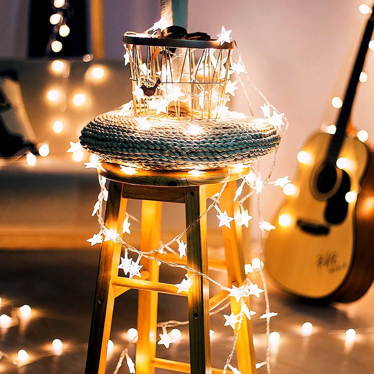 40-LED 13.12FT Star Fairy Lights DailySale