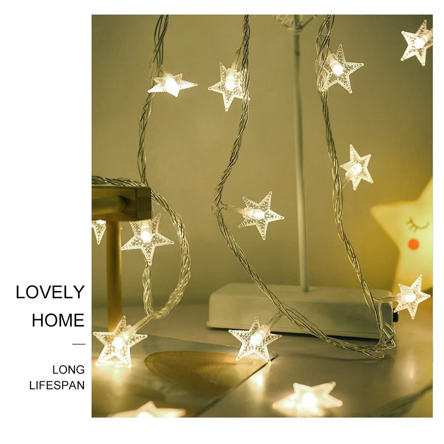 40-LED 13.12FT Star Fairy Lights DailySale