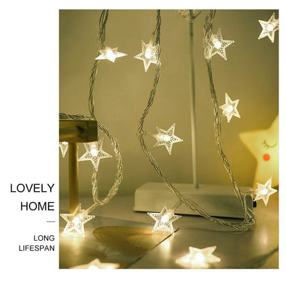 40-LED 13.12FT Star Fairy Lights DailySale