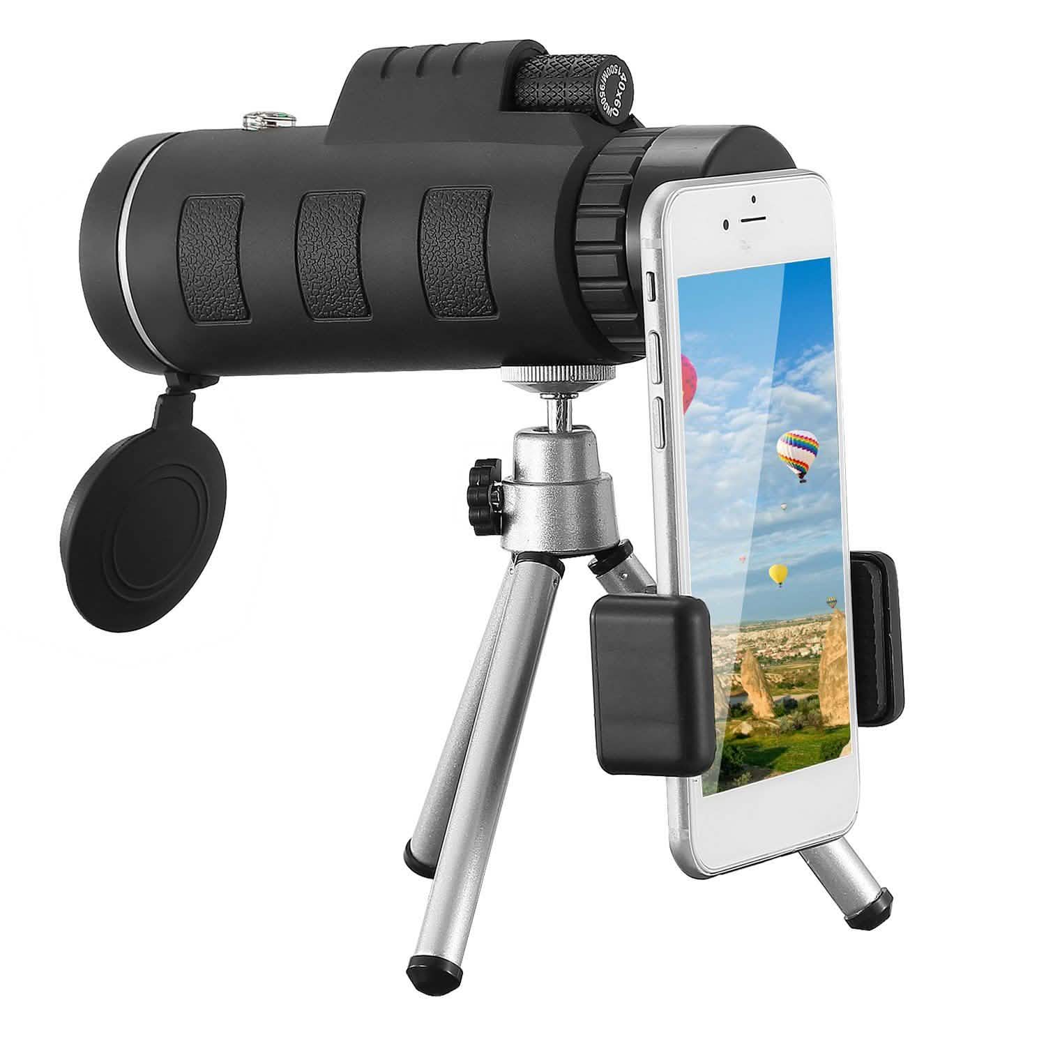 40x60 HD Optical Monocular Telescope with FMC Lens DailySale