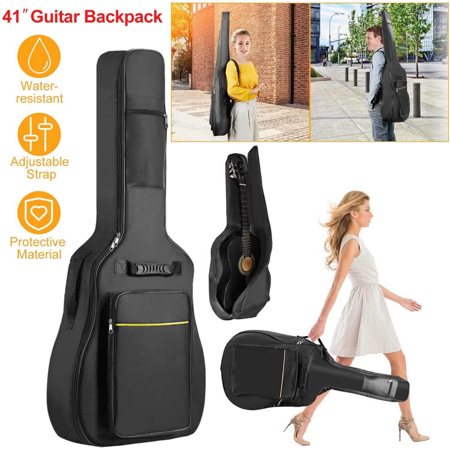 41" 5mm Thick Padded Protective Acoustic Guitar Bag DailySale