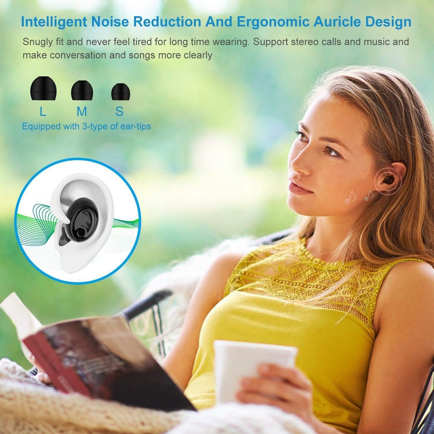 4.1 Magnetic Single Charging Earbuds DailySale