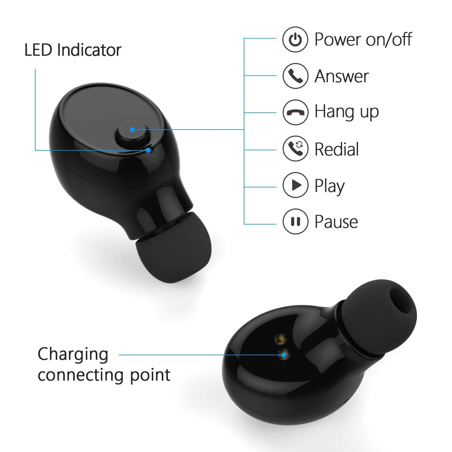4.1 Magnetic Single Charging Earbuds DailySale