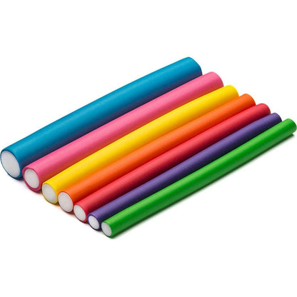 42-Pack: Tifara 7" Flexible Hair Rollers DailySale
