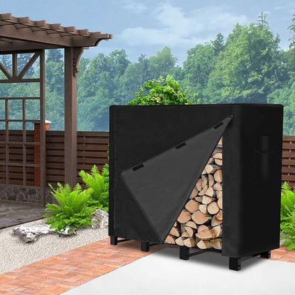 420D Oxford Fabric Firewood Rectangular Log Rack Cover DailySale