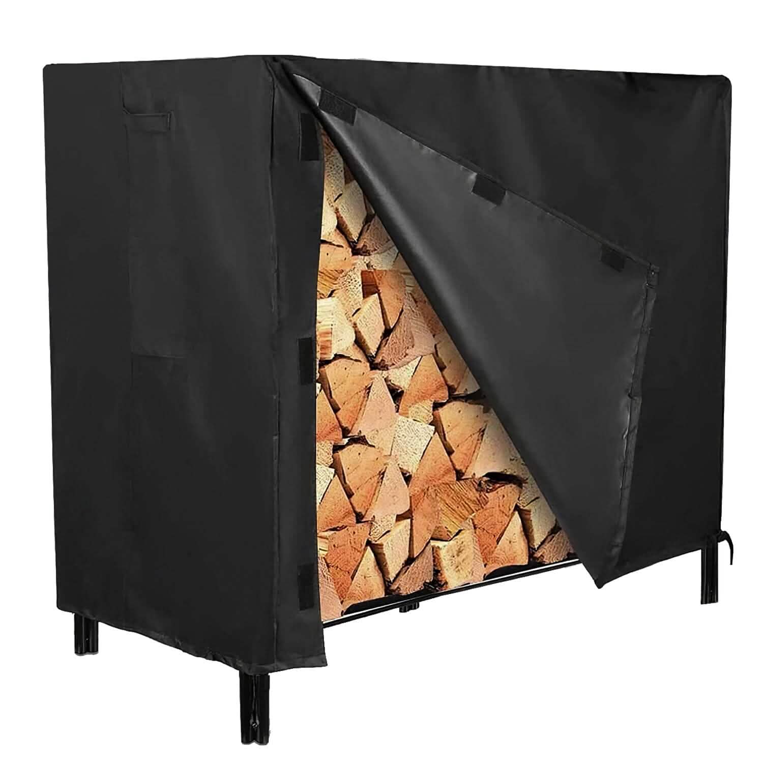 420D Oxford Fabric Firewood Rectangular Log Rack Cover DailySale