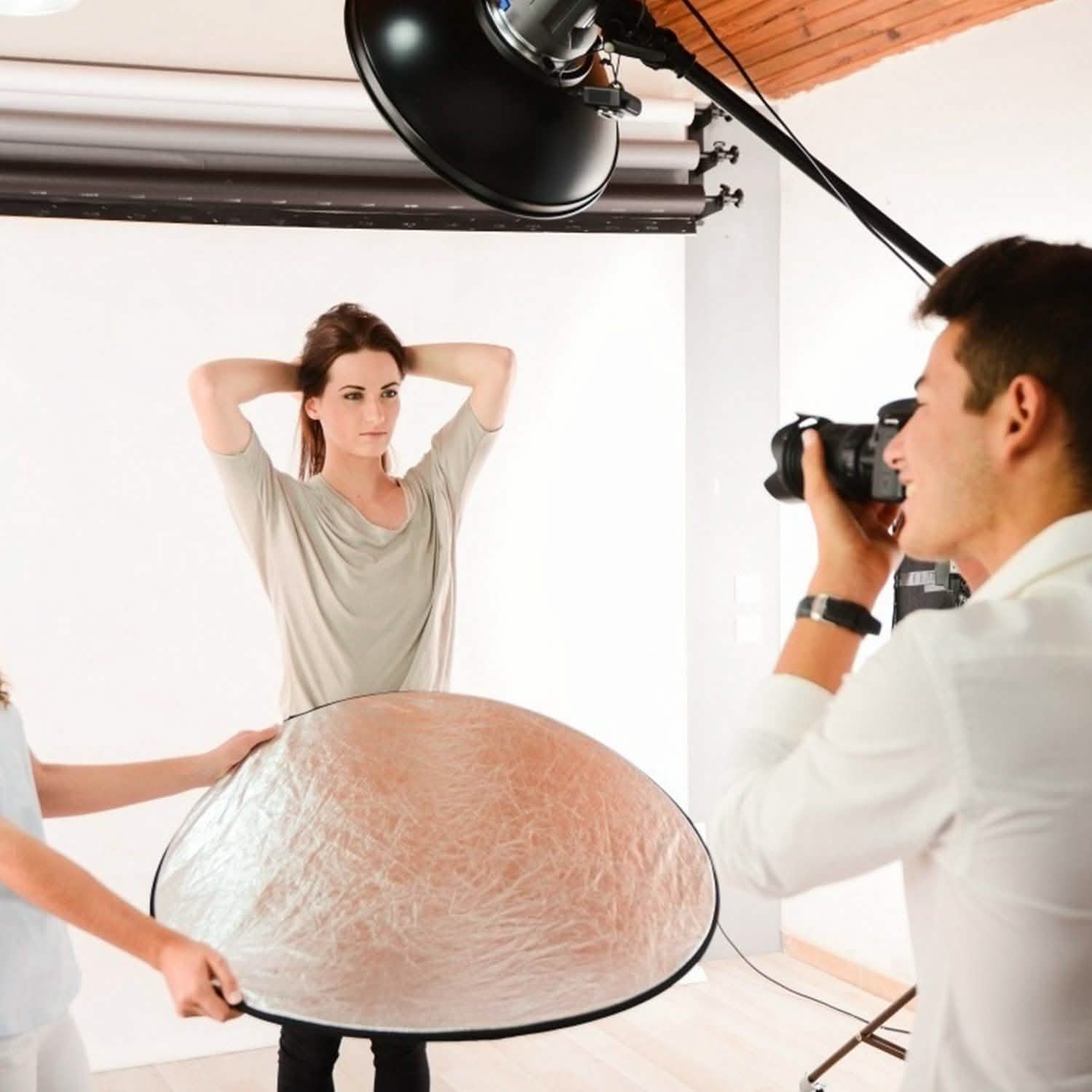 42.5" 5 In 1 Photography Round Light Collapsible Reflector DailySale