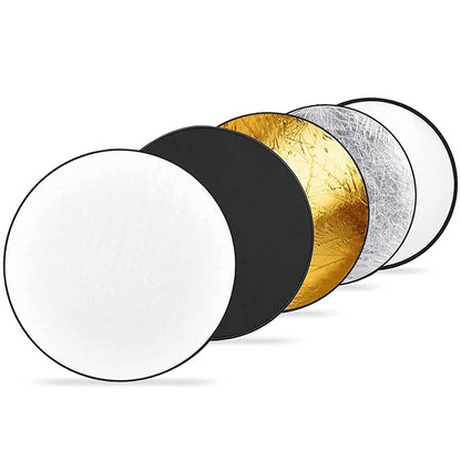 42.5" 5 In 1 Photography Round Light Collapsible Reflector DailySale