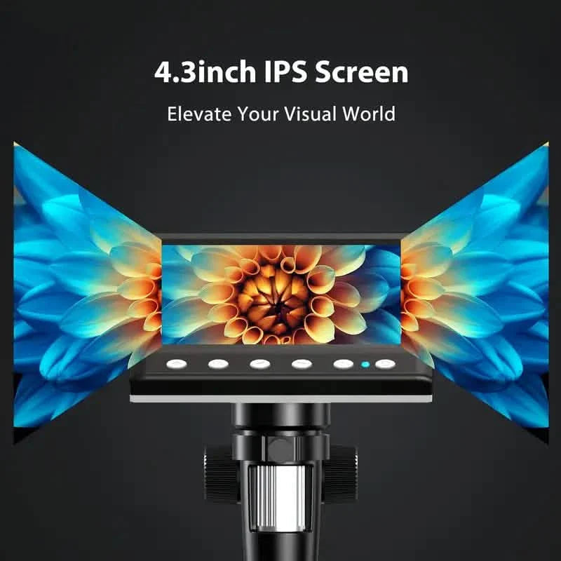 4.3'' IPS LCD Digital Microscope 1000X Magnification Microscope DailySale