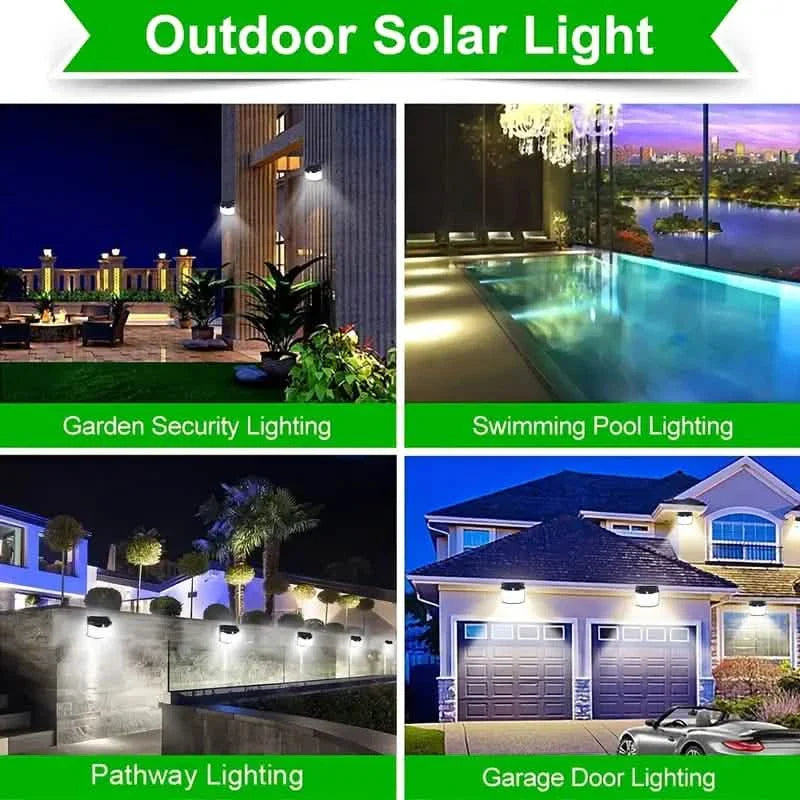 432 LED Solar Garden Wall Lights DailySale