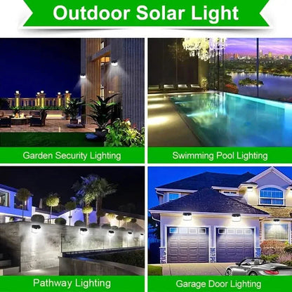 432 LED Solar Garden Wall Lights DailySale