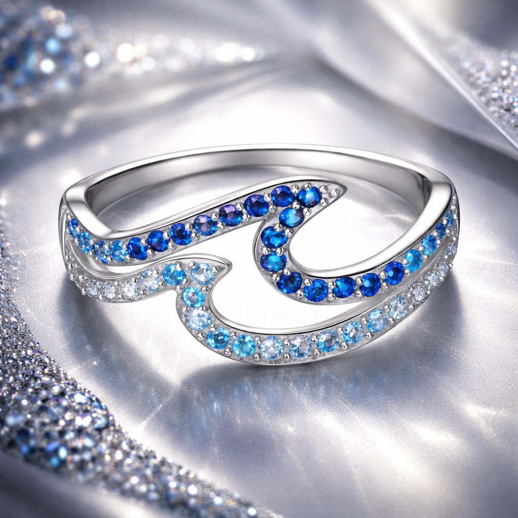 925 Sterling Silver Size 6.0 White Gold Plated CZ Ring for Women Bids.com