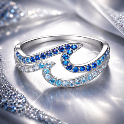 925 Sterling Silver Size 6.0 White Gold Plated CZ Ring for Women Bids.com