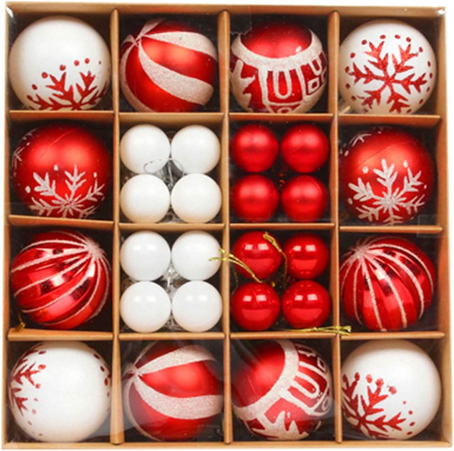 44-Piece Set: Christmas Decoration Colorful Ball Gift Box Set DailySale