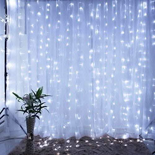 448 LED 6.6 x 19.6 Ft. LED Curtain Lights with 8 Light Modes and Memory Function DailySale
