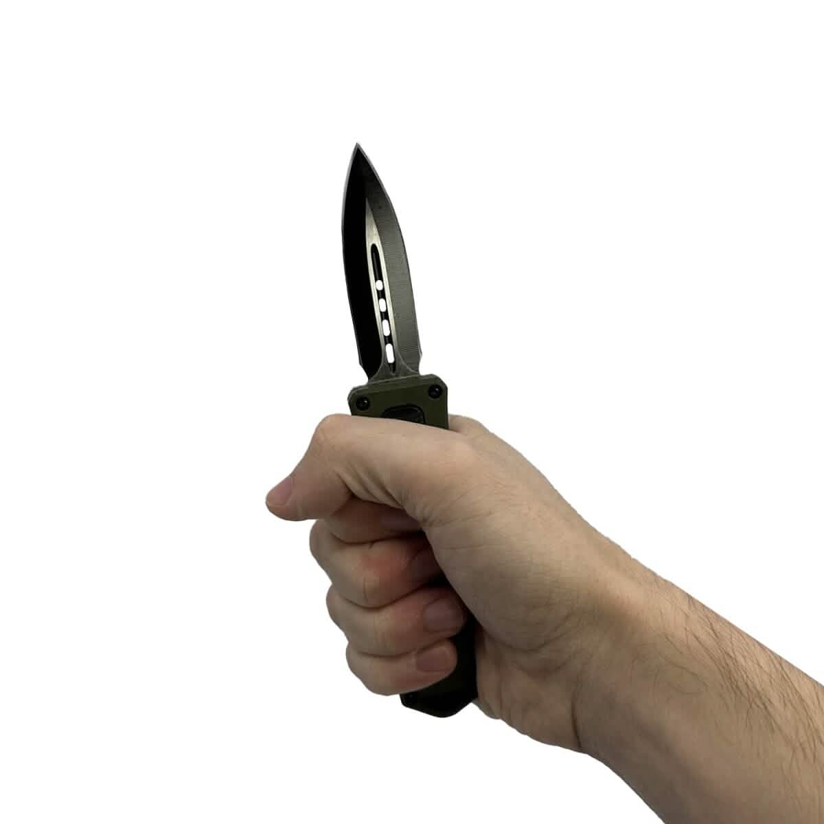 2-Pack: 4.5" Dagger Blade OTF Knife with Belt Clip DailySale