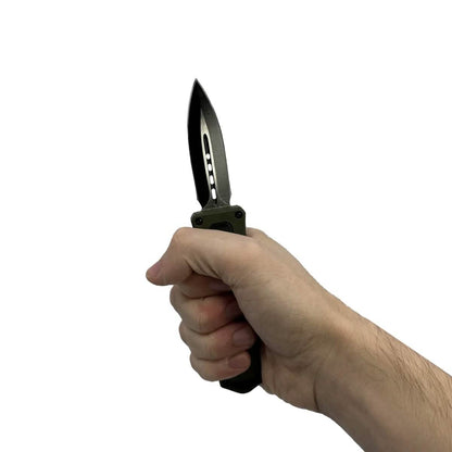 2-Pack: 4.5" Dagger Blade OTF Knife with Belt Clip DailySale