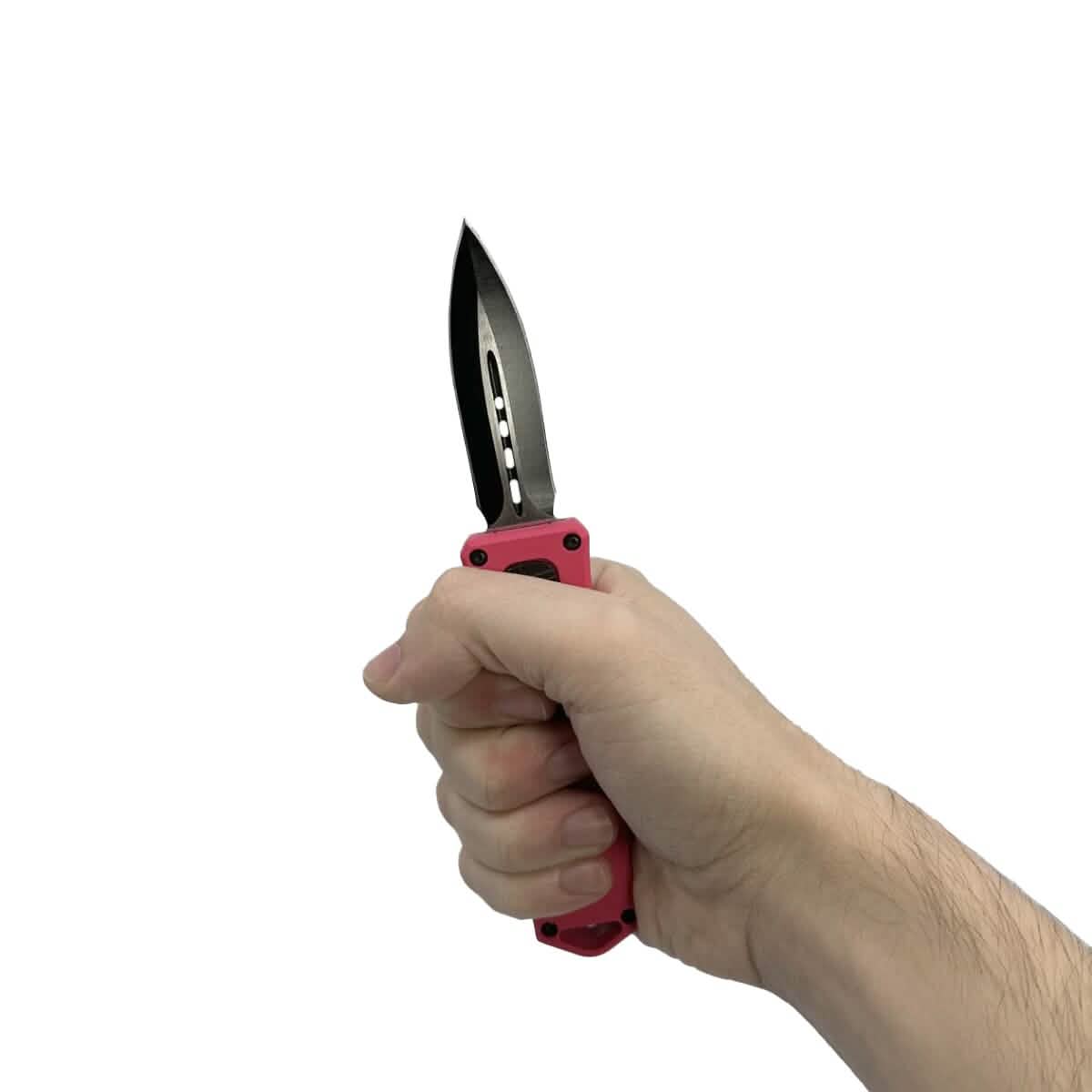 2-Pack: 4.5" Dagger Blade OTF Knife with Belt Clip DailySale