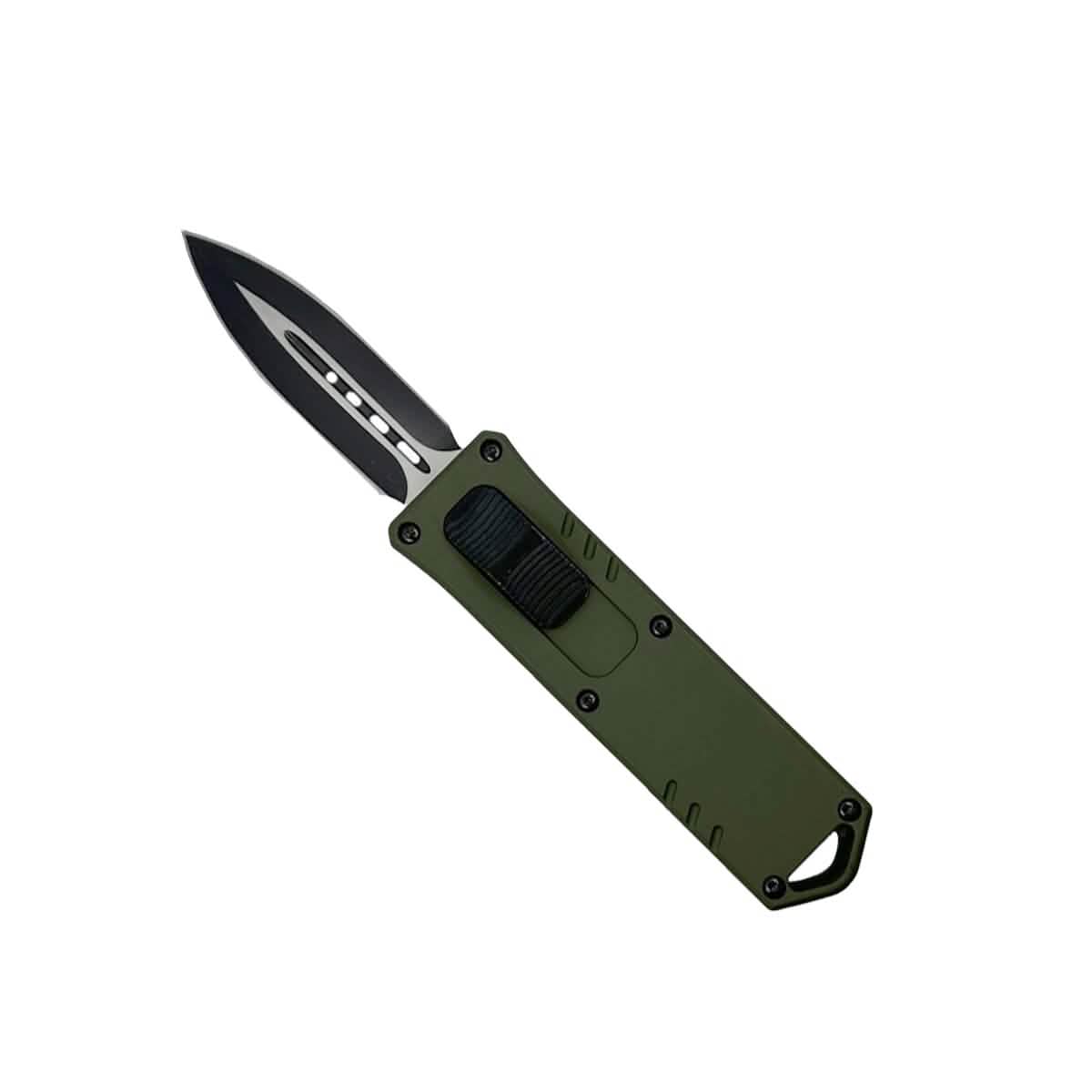 2-Pack: 4.5" Dagger Blade OTF Knife with Belt Clip DailySale
