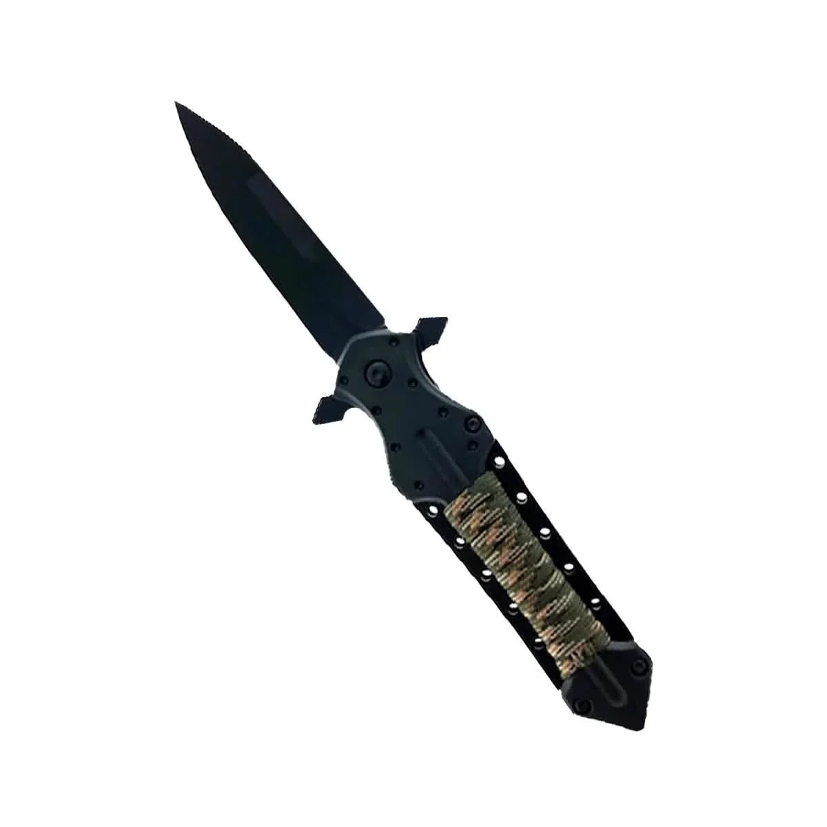 4.5" Spring Assisted Knife w/ Paracord Grip DailySale