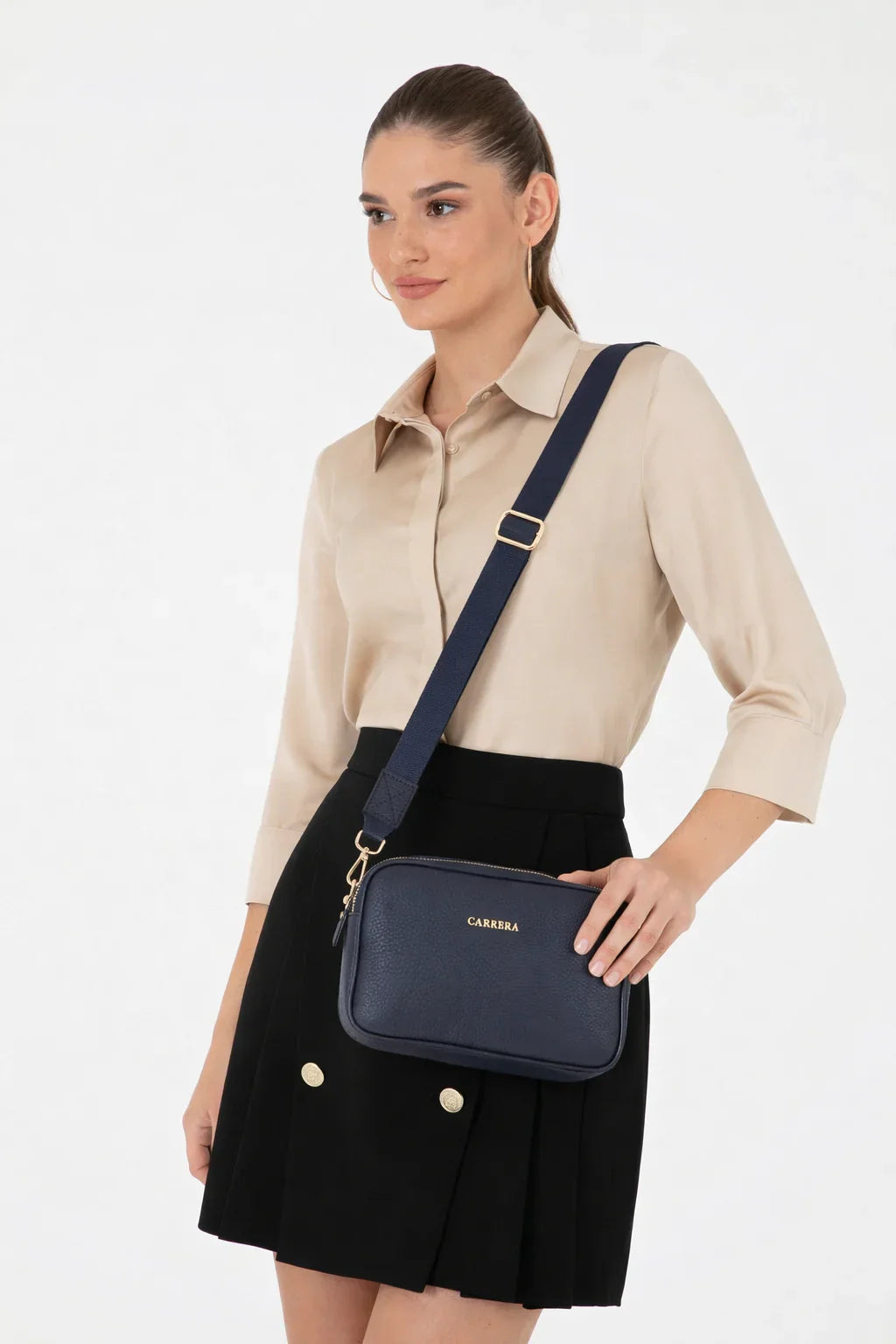 Carrera Morienna Women’s Leather Bag – Floater Leather Women’s Shoulder Bag for Everyday Elegance | Minimal & Handcrafted Mizuri Leather