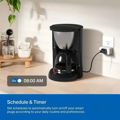 2-Pack: WiFi Smart Plug – 15A, Timer & App Control, Works with Alexa & Google Home DailySale