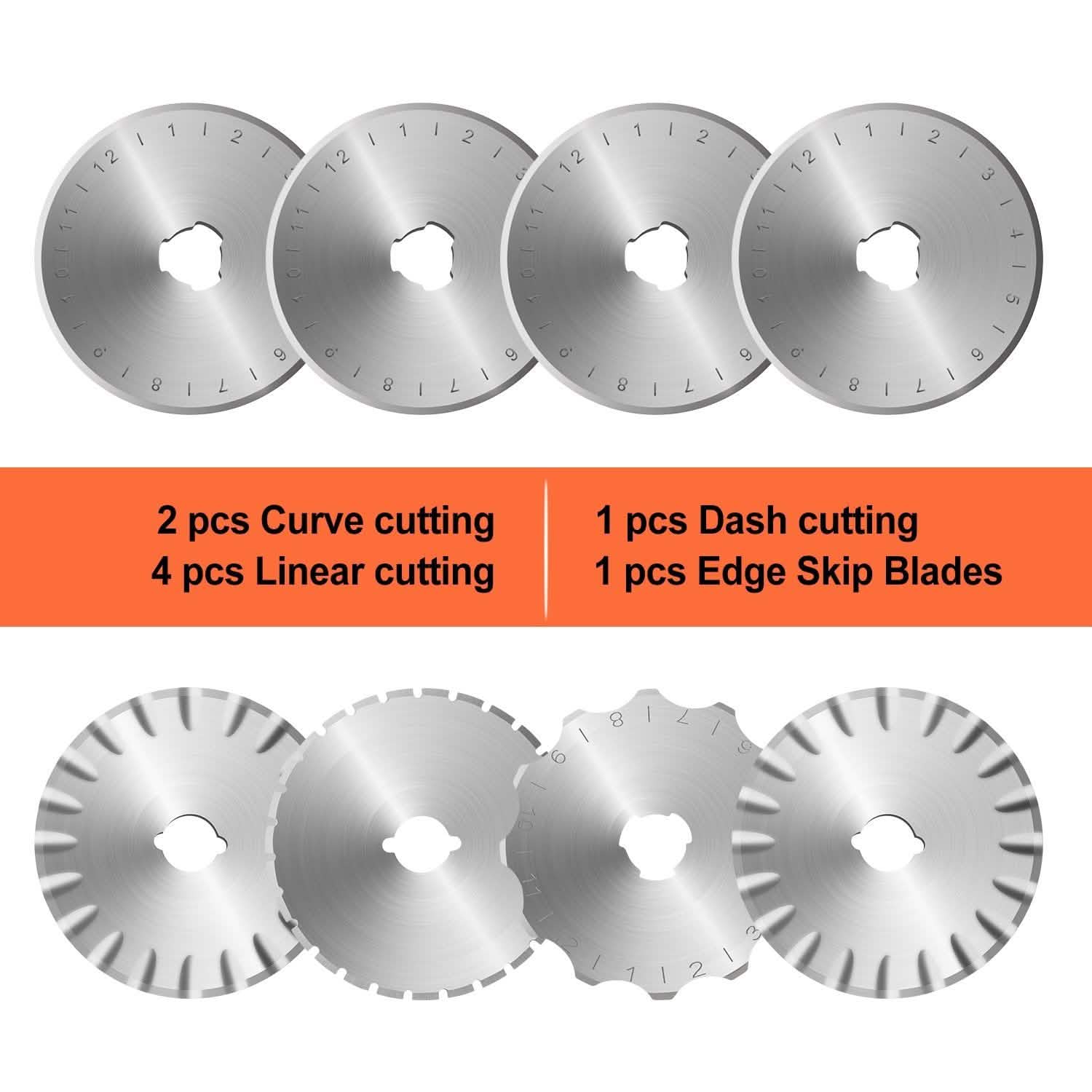 45mm Rotary Cutter Set with 8 Replacement Blades DailySale