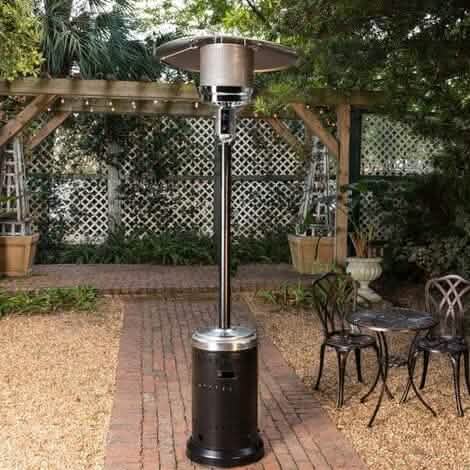 46,000 BTU Outdoor Propane Patio Heater with Wheels DailySale