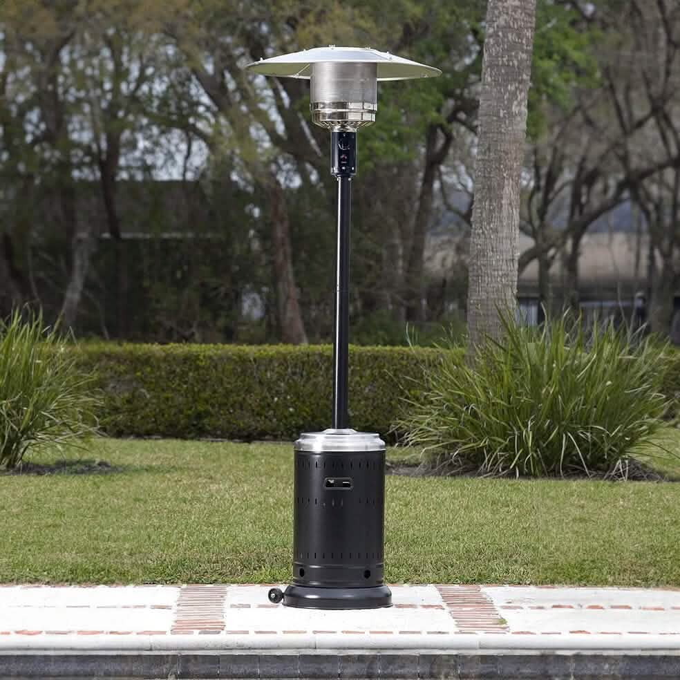 46,000 BTU Outdoor Propane Patio Heater with Wheels DailySale