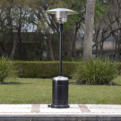 46,000 BTU Outdoor Propane Patio Heater with Wheels DailySale