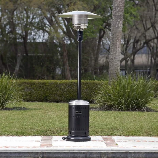 46,000 BTU Outdoor Propane Patio Heater with Wheels DailySale