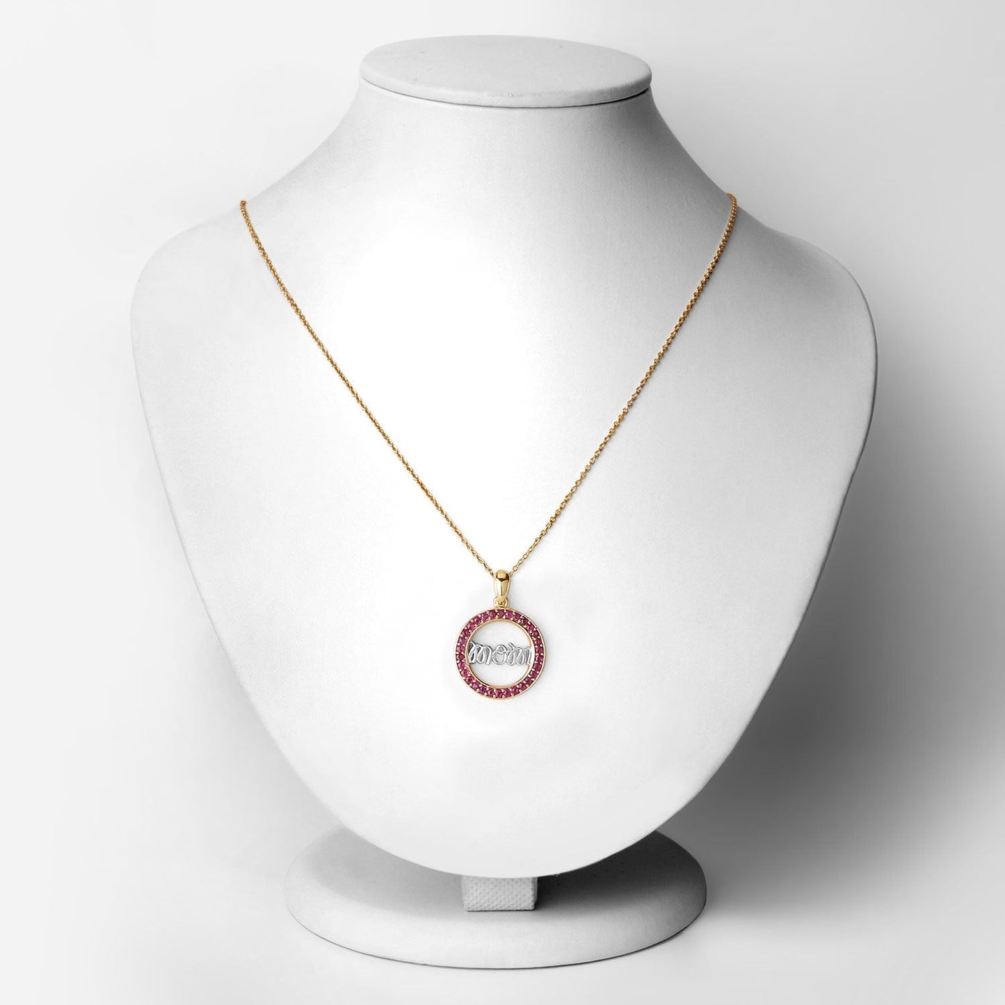 0.64 Carat Genuine Ruby .925 Sterling Silver Pendant Bids.com