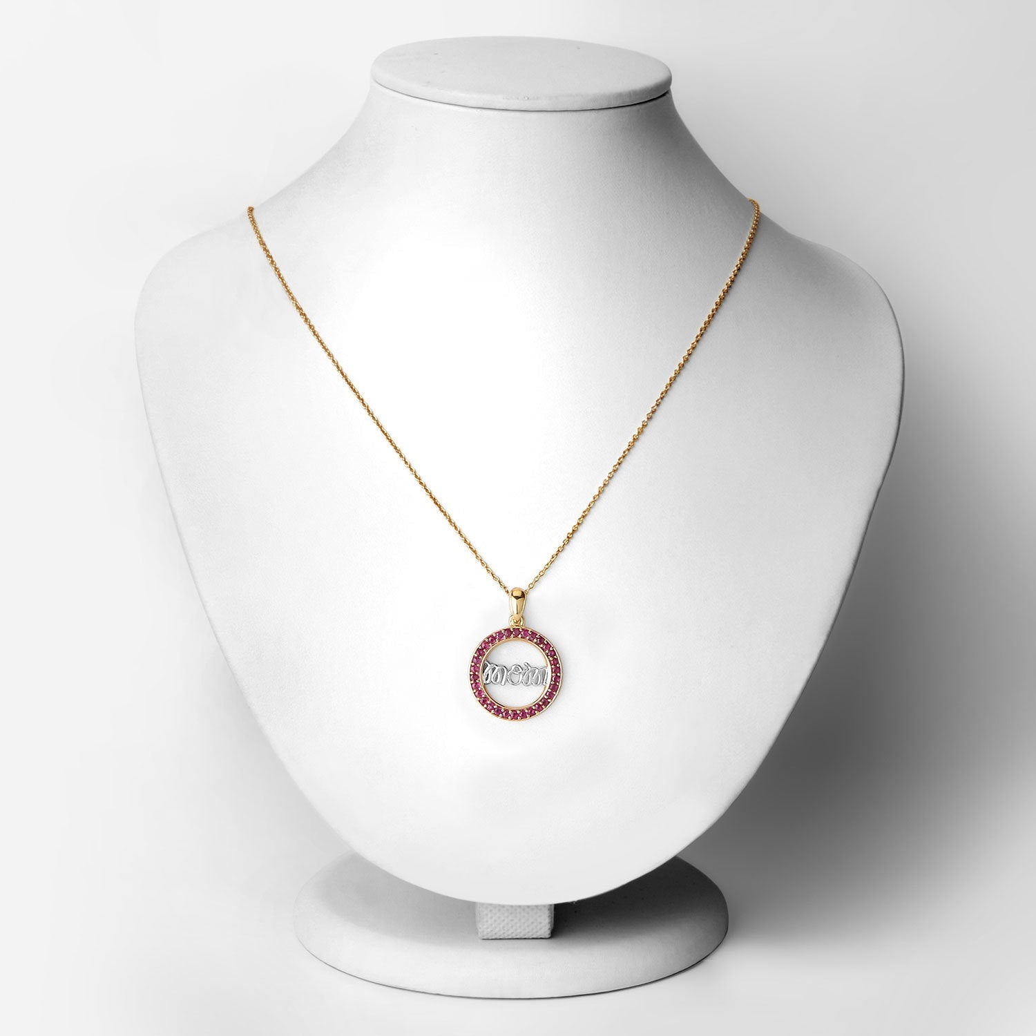 0.64 Carat Genuine Ruby .925 Sterling Silver Pendant Bids.com