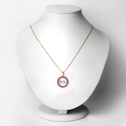 0.64 Carat Genuine Ruby .925 Sterling Silver Pendant Bids.com