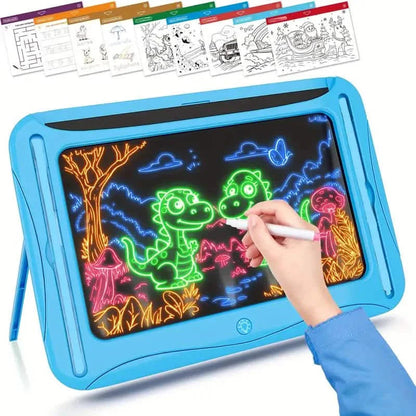 LED Light-Up Doodle Board – 9 Double-Sided Cards with Markers, Art Toy for Kids 3-8 DailySale