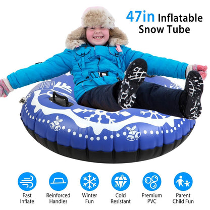 47-Inch Inflatable Snow Tube DailySale