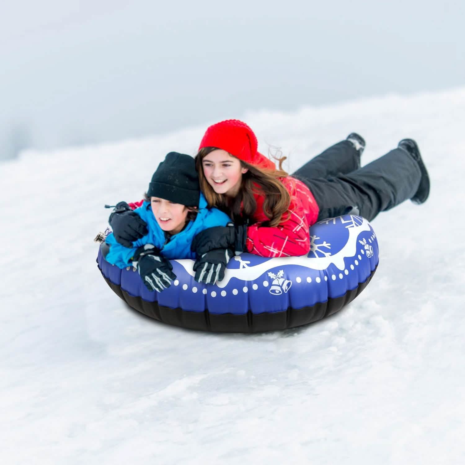 47-Inch Inflatable Snow Tube DailySale