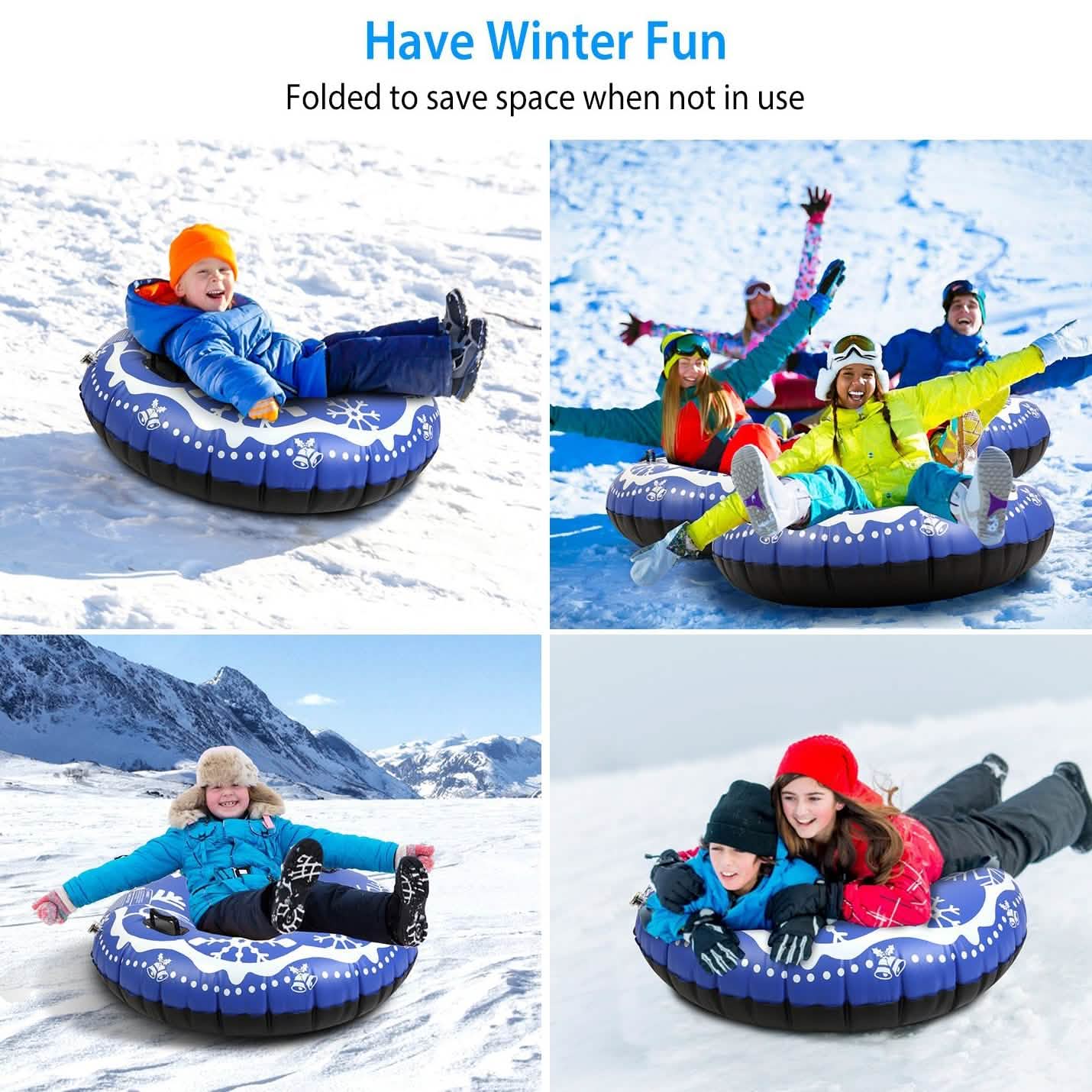 47-Inch Inflatable Snow Tube DailySale
