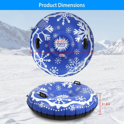 47-Inch Inflatable Snow Tube DailySale