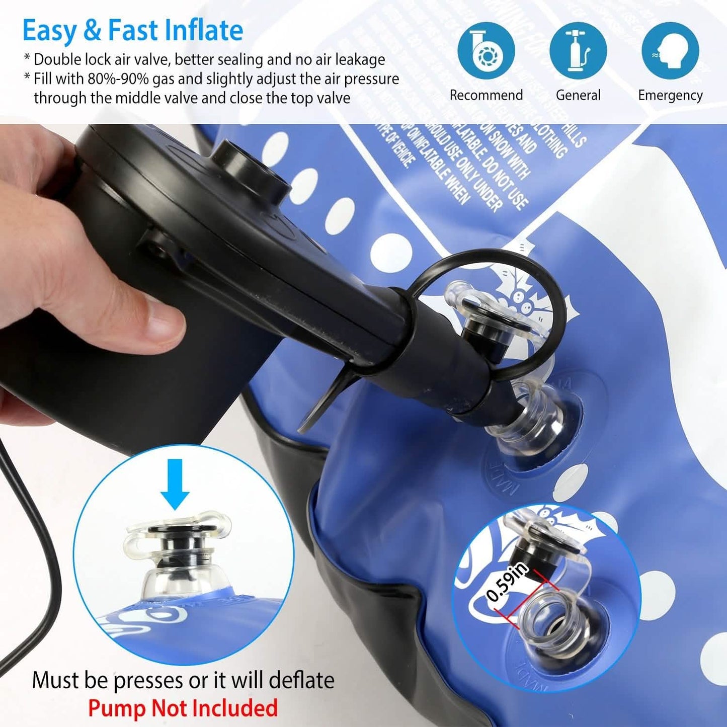 47-Inch Inflatable Snow Tube DailySale