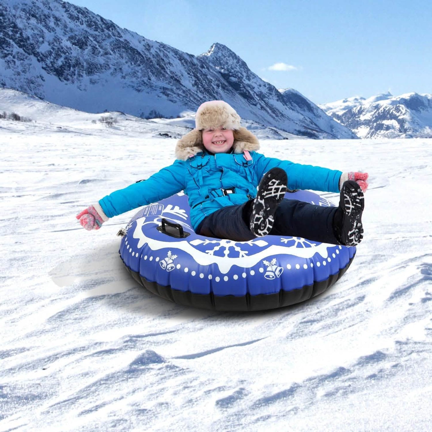 47-Inch Inflatable Snow Tube DailySale