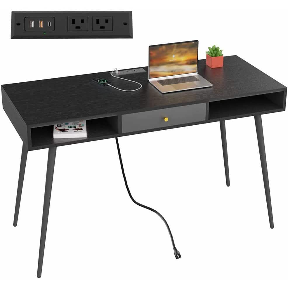 47" Mid Century Modern Desk DailySale