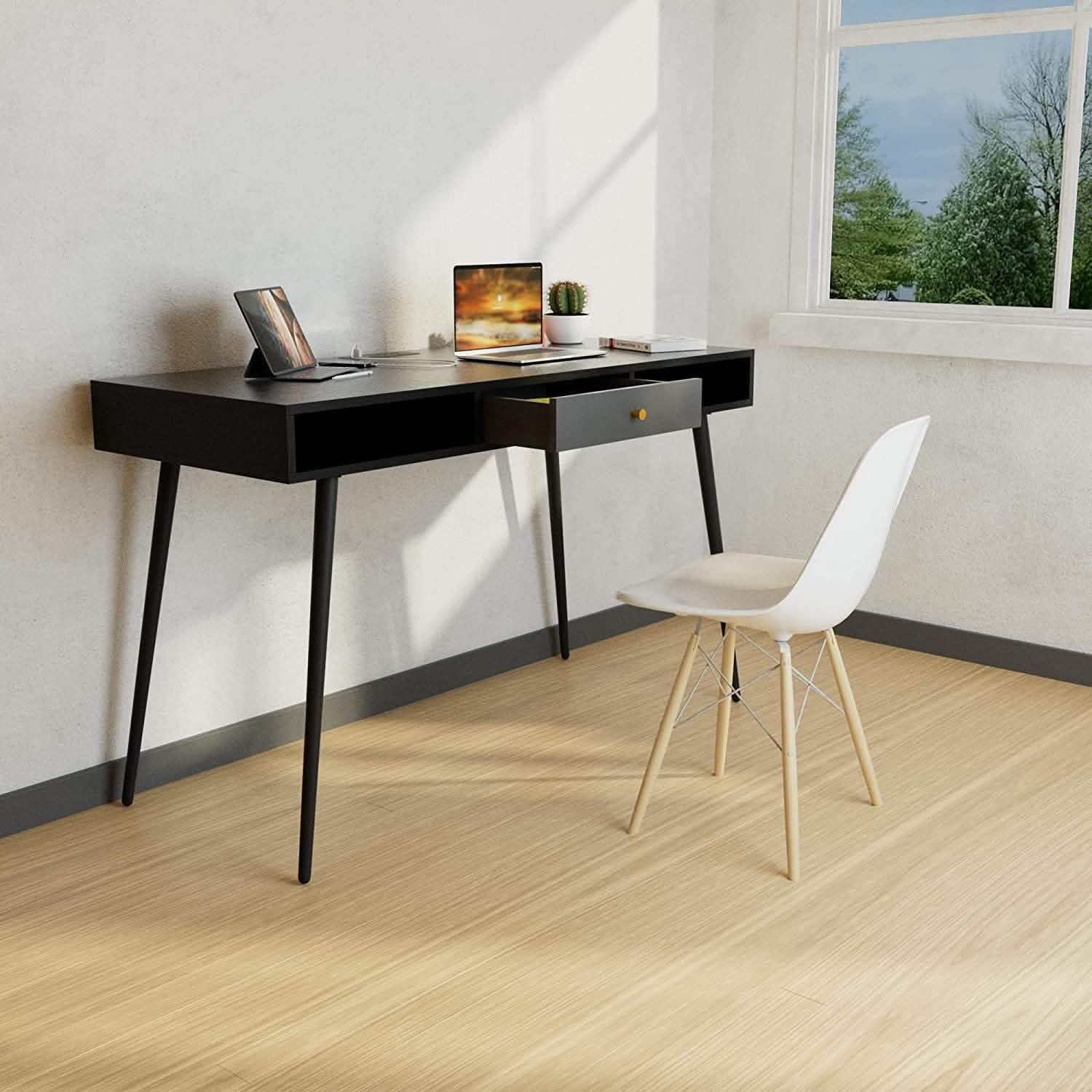 47" Mid Century Modern Desk DailySale