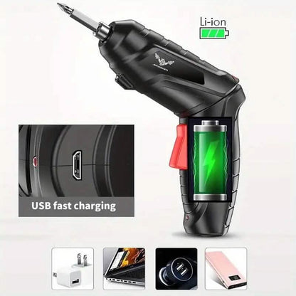 47-Piece Set: 3.6V Mini Household Electric Drill Power Tools DailySale